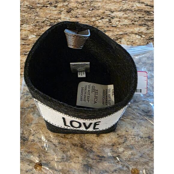 Thirty-One Dream keeper Mini Bin Brushed Graphite - LOVE - New In Bag - Picture 2 of 6